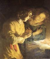 Gerrit van Honthorst - Adoration Of The Child